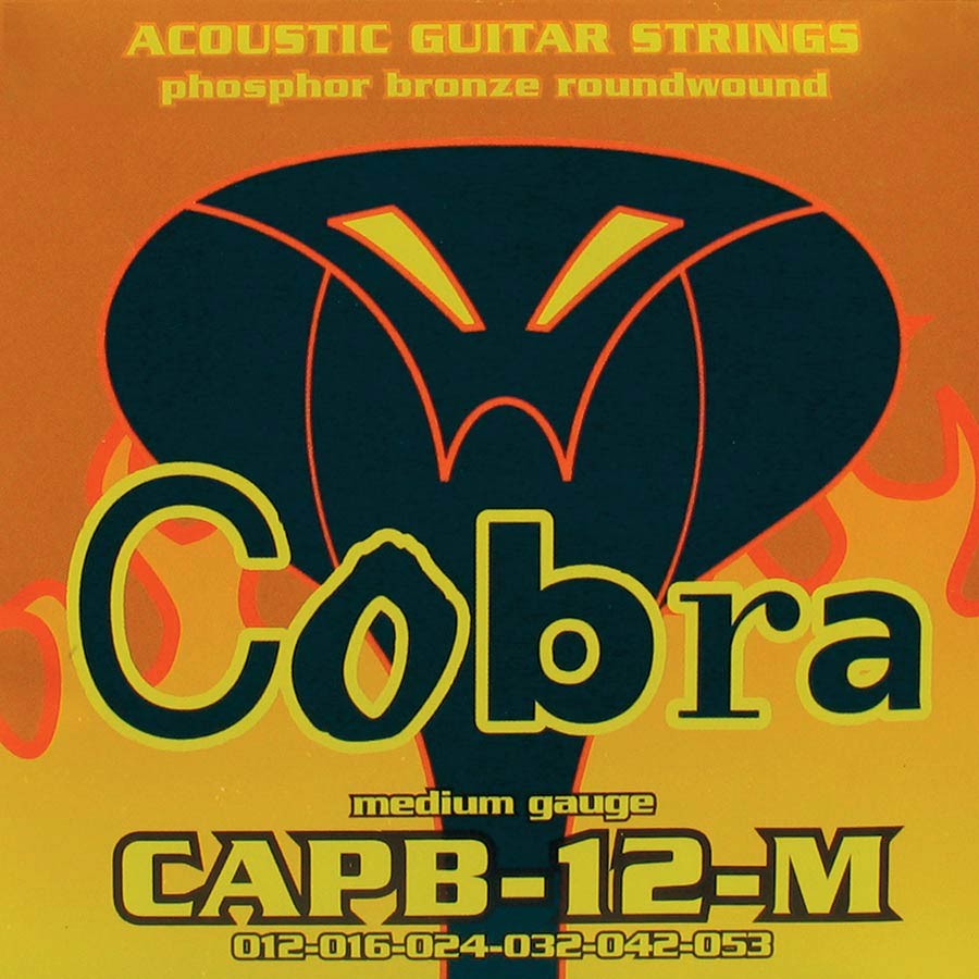 COBRA Muta di corde per chitarra acustica, 012-053