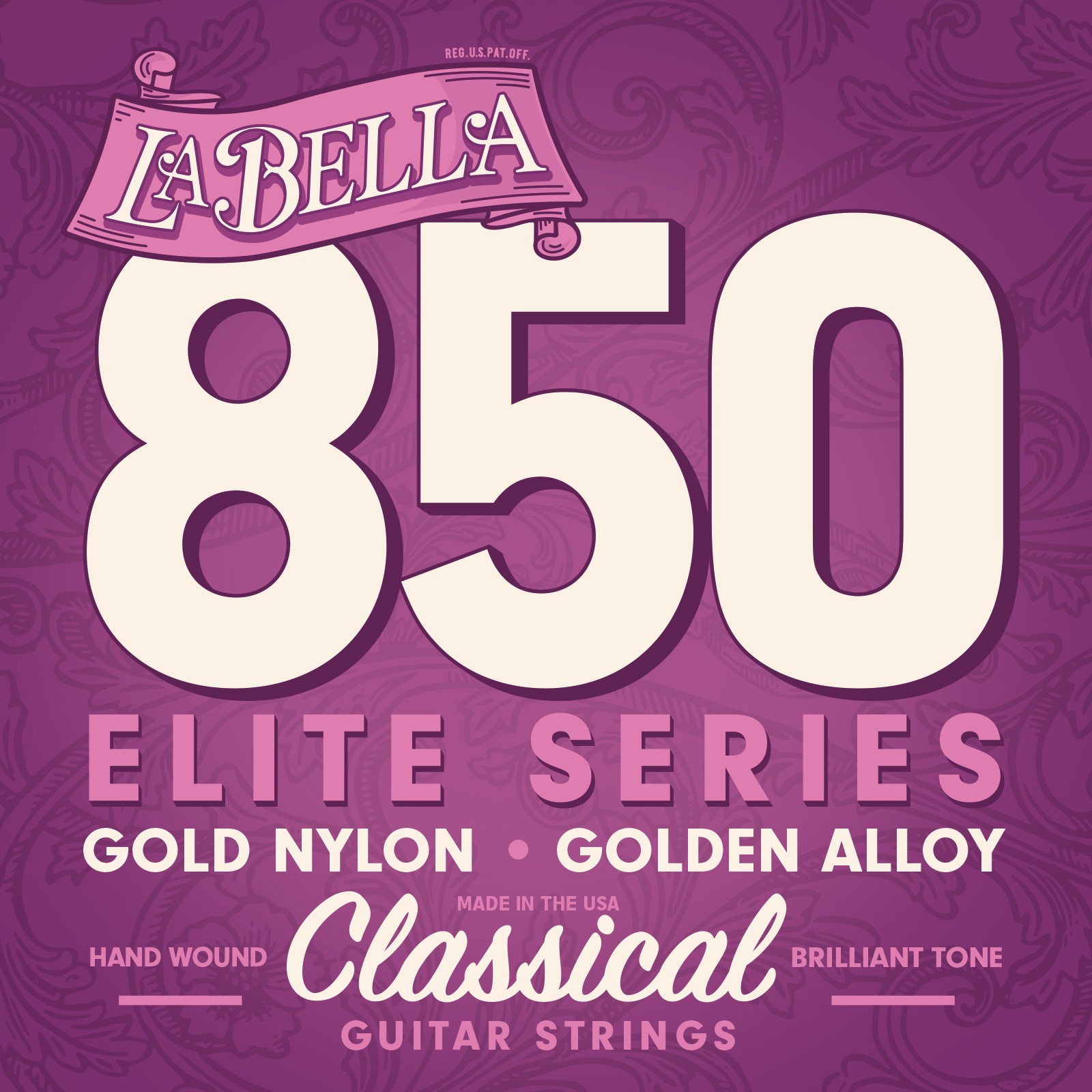 LA BELLA La Bella 850 | Muta di corde per chitarra classica, tensione media 850