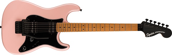 Contemporary Stratocaster® HH FR, Roasted Maple Fingerboard, Black Pickguard, Shell Pink Pearl