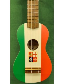 UKULELE RIALTO “FLAG” CON BORSA Bandiera Italia
