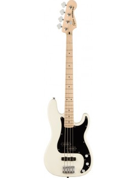 Affinity Series™ Precision Bass® PJ, Maple Fingerboard, Black Pickguard, Olympic White