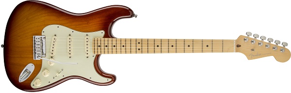 American Deluxe Stratocaster® Ash, Maple Fingerboard, Tobacco Sunburst