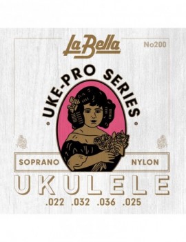 LABELLA Muta di corde per ukulele soprano, 022-025