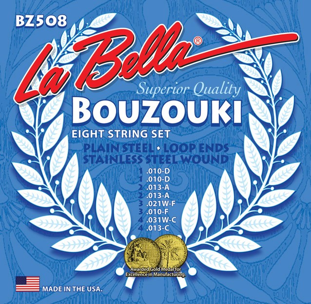 LA BELLA La Bella BZ508 | Muta di corde per bouzouki BZ508