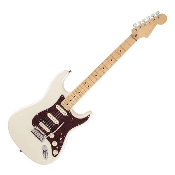 American Deluxe Stratocaster® HSS Shawbucker™, Maple Fingerboard,Olympic Pearl