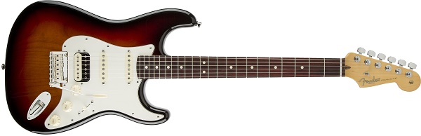 American Deluxe Stratocaster® HSS Shawbucker™, Rosewood Fingerboard,3-Color Sunburst