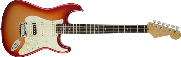 American Deluxe Stratocaster® HSS Shawbucker™, Rosewood Fingerboard,Sunset Metallic