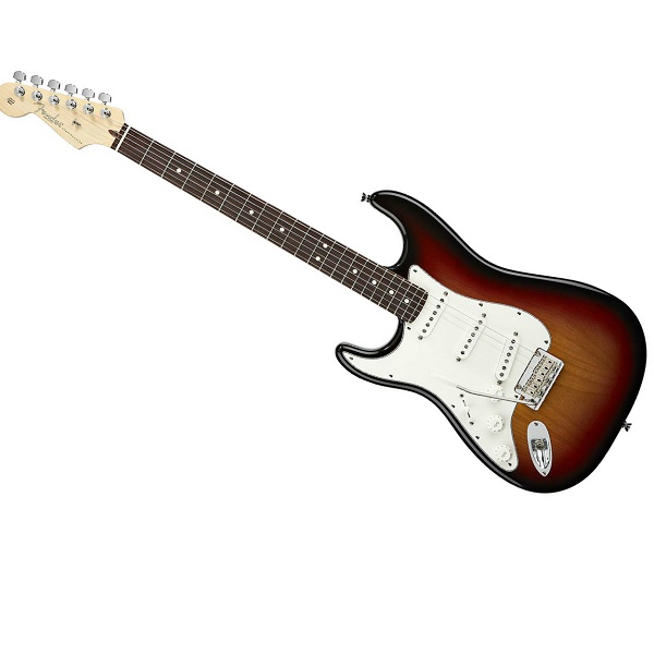 American Deluxe Stratocaster® Left Handed, Rosewood Fingerboard,3-Color Sunburst