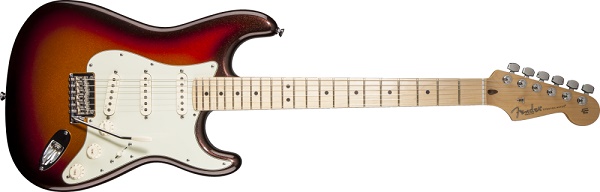 American Deluxe Stratocaster® Maple Fingerboard, 3-Color Sunburst