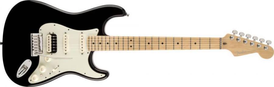 American Deluxe Stratocaster® Plus HSS, Maple Fingerboard, Mystic Black