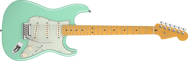 American Deluxe Stratocaster® V Neck, Maple Fingerboard, Surf Green
