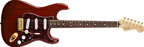 Deluxe Players Stratocaster® Rosewood Fingerboard, Crimson RedTransparent