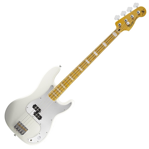 Chris Aiken Precision Bass®, Maple Fingerboard, Olympic White