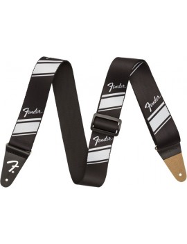 Fender® Competition Stripe Strap, Silver, TRACOLLA