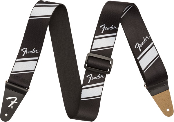 Fender® Competition Stripe Strap, Silver, TRACOLLA