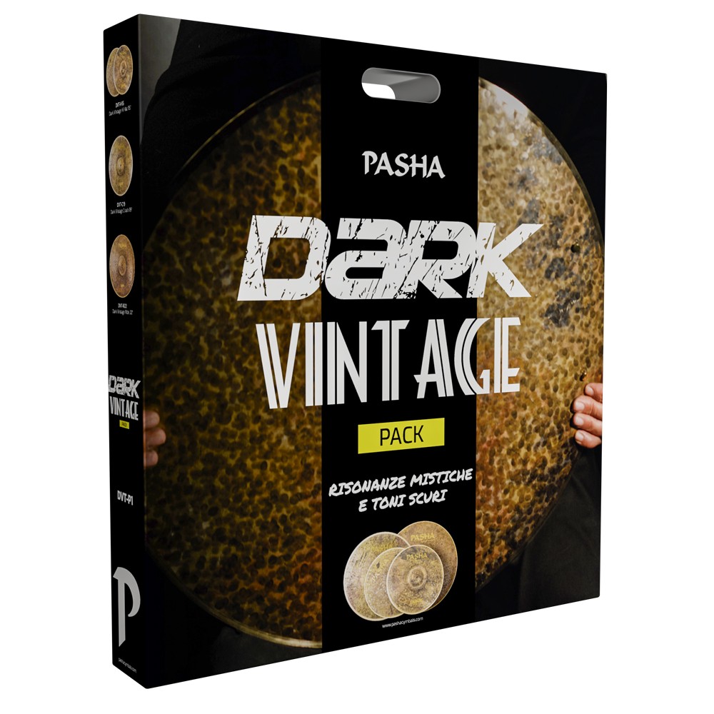 PASHA Pasha Dark Vintage Pack - Set di piatti con borsa e t-shirt in omaggio DVT-P1