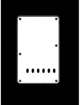 BOSTON Piastra posteriore (back plate), 11,2mm, 3 strati, chitarra elettrica ST, 86x138mm, vintage white