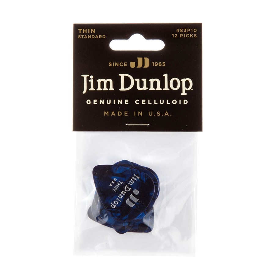 DUNLOP 483P 10 Blue Perloid - Thin