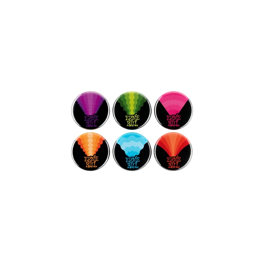 ERNIE BALL 4008 Colors of Rock'n'Roll 1 Buttons