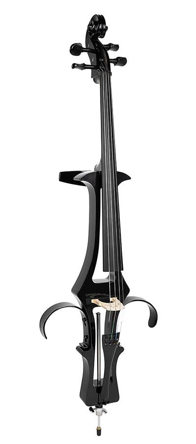 LEONARDO Set violoncello 4/4 elettrificato, con archetto, cuffie e borsa