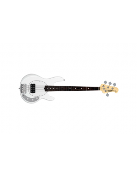 STERLING BY MUSIC MAN Stingray Short Scale 4 Corde Olympic White