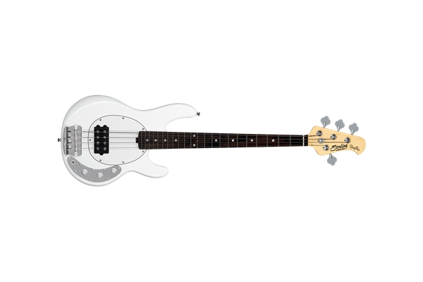 STERLING BY MUSIC MAN Stingray Short Scale 4 Corde Olympic White