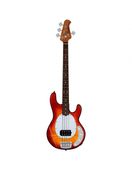 STERLING BY MUSIC MAN StingRay RAY34 Flame Her. Cherry Burs