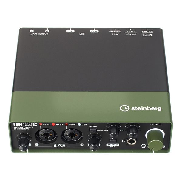 UR22C Green USB Audio & MIDI Interface