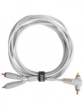 UDG U97005WH - ULTIMATE AUDIO CABLE SET RCA STRAIGHT - RCA ANGLED WHITE