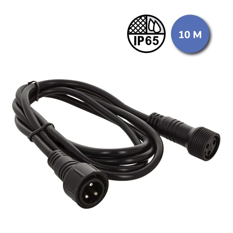 POWER LIGHTING CABLE IP SECTEUR 10M IN/OUT