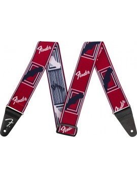 WeighLess™ Monogram Strap, Red/White/Blue, 2