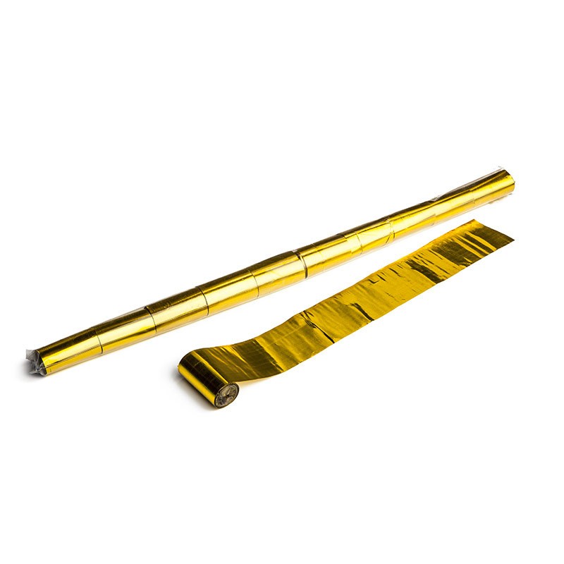 THE CONFETTI MAKER Metallic Streamer 10m x 5 cm - Gold
