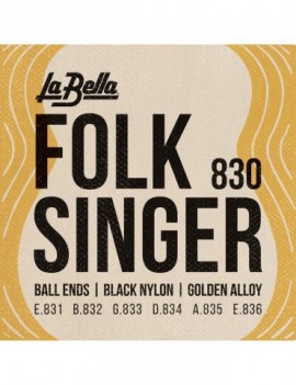 LA BELLA La Bella 830 | Muta di corde per chitarra classica, tensione media 830