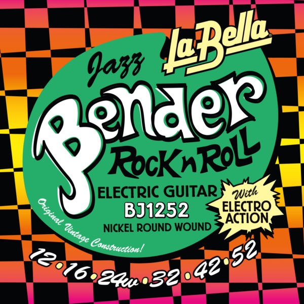 LA BELLA La Bella Bender | Muta di corde per chitarra elettrica BJ1252 Scalatura: 012-016-024W-032-042-052