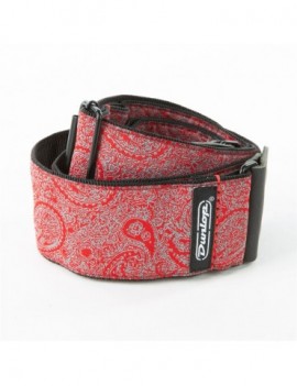 DUNLOP D6711 Tracolla Jacquard Paisley Red