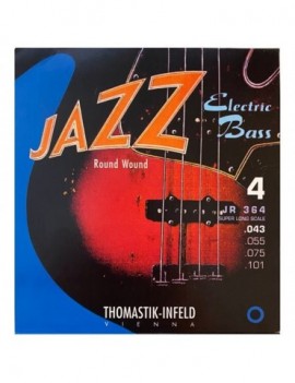 THOMASTIK Jazz Round Wound JR364 set basso 4 corde