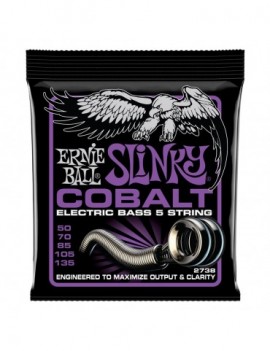 ERNIE BALL 2738 Power Slinky Cob 5 Bass 50-135