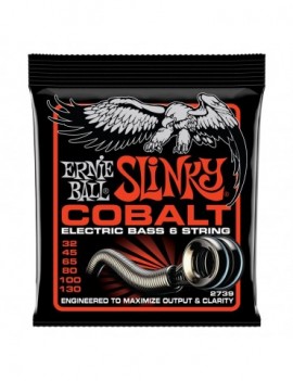 ERNIE BALL 2739 Slinky Cobalt 6 Bass Str 32-130