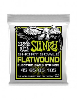 ERNIE BALL 2818 Slinky Short Scale Flatwound El Bass 45-105