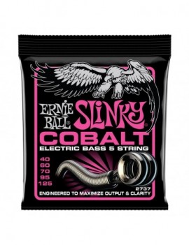ERNIE BALL 2737 Super Slinky Cobalt 5 Bass 40-125