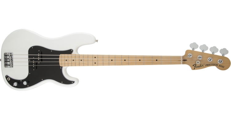 Dee Dee Ramone Precision Bass®, Maple Fingerboard, Olympic White