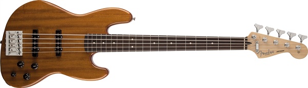 Deluxe Active Jazz Bass® Okoume, V (5 String) Rosewood Fingerboard,Natural