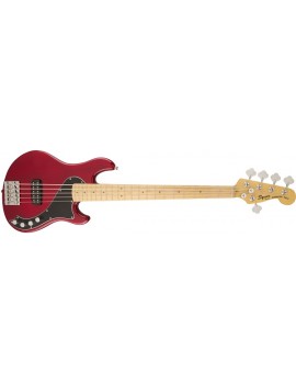 Deluxe Dimension Bass™ V, Maple Fingerboard, Crimson RedTransparent