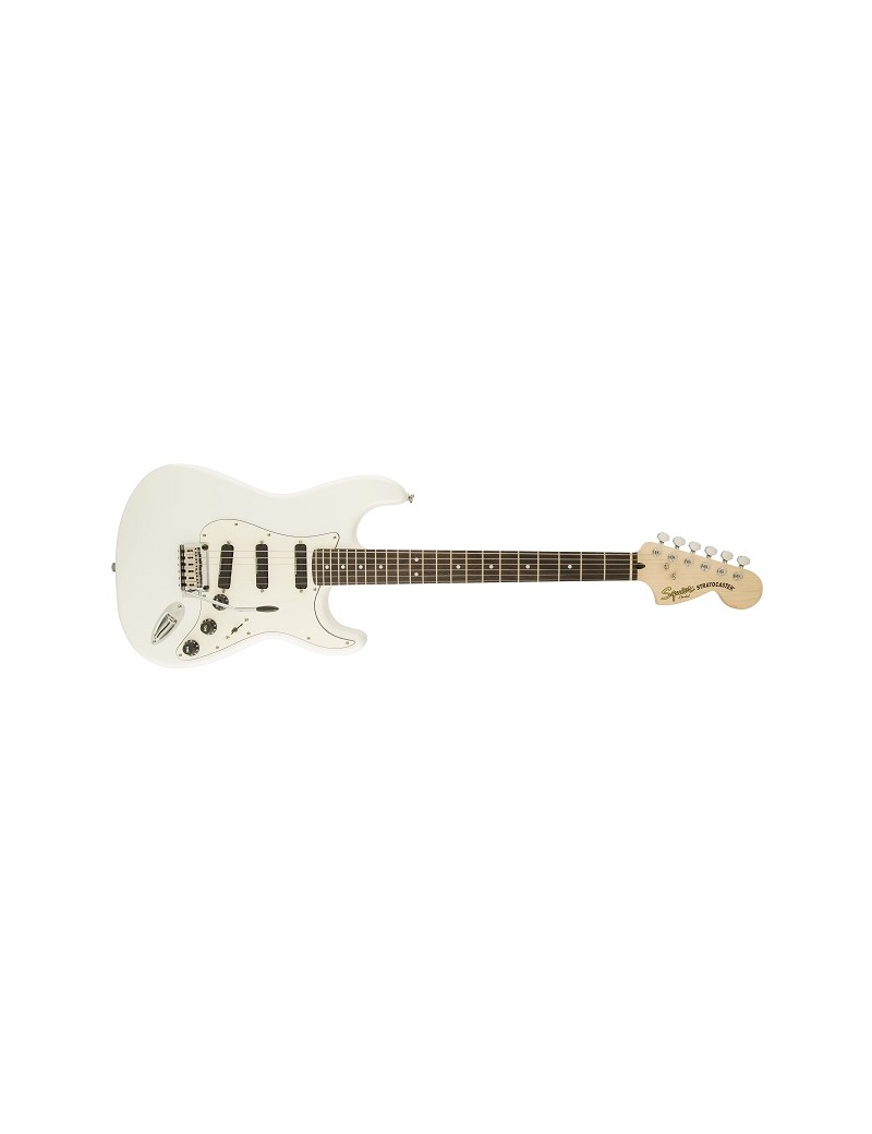 Deluxe Hot Rails Stratocaster® Rosewood Fingerboard, Olympic White