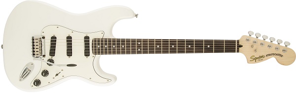 Deluxe Hot Rails Stratocaster® Rosewood Fingerboard, Olympic White