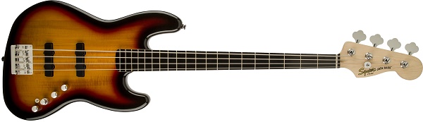 Deluxe Jazz Bass® IV Active (4 String), Ebonol Fingerboard, 3-ColorSunburst
