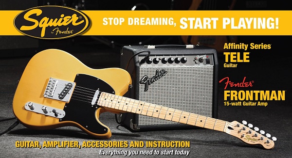 Affinity Series™ Telecaster® (PACK) with Fender Frontman® 15G Amp,Butterscotch Blonde
