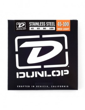 DUNLOP DBS45100 Stainless Steel, Medium Light Set/4