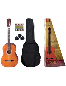 EKO CS-10 PACK chitarra classica 4/4 con borsa con tracolla, pitch pipe, 3 plettri