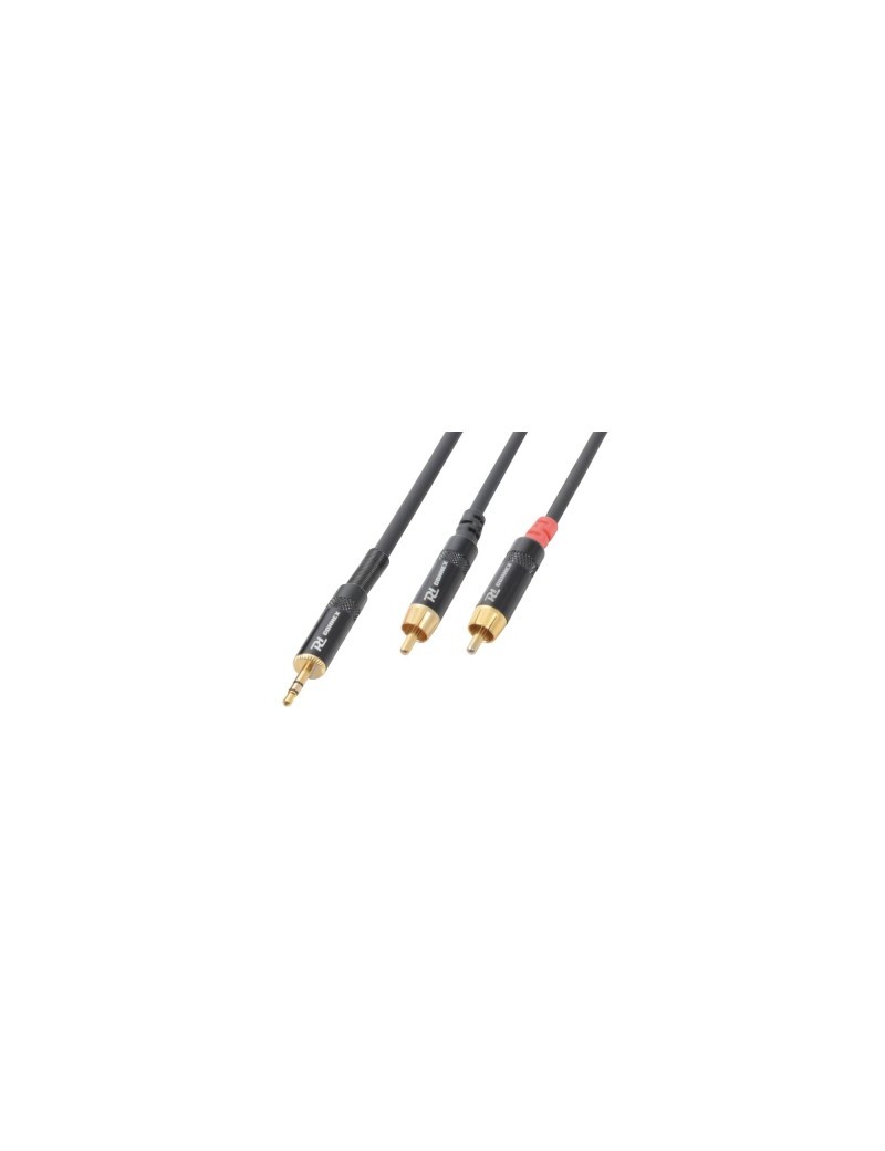 AG7036 Cable 3.5 Stereo Jack – 2 x RCA Male 3,0m
